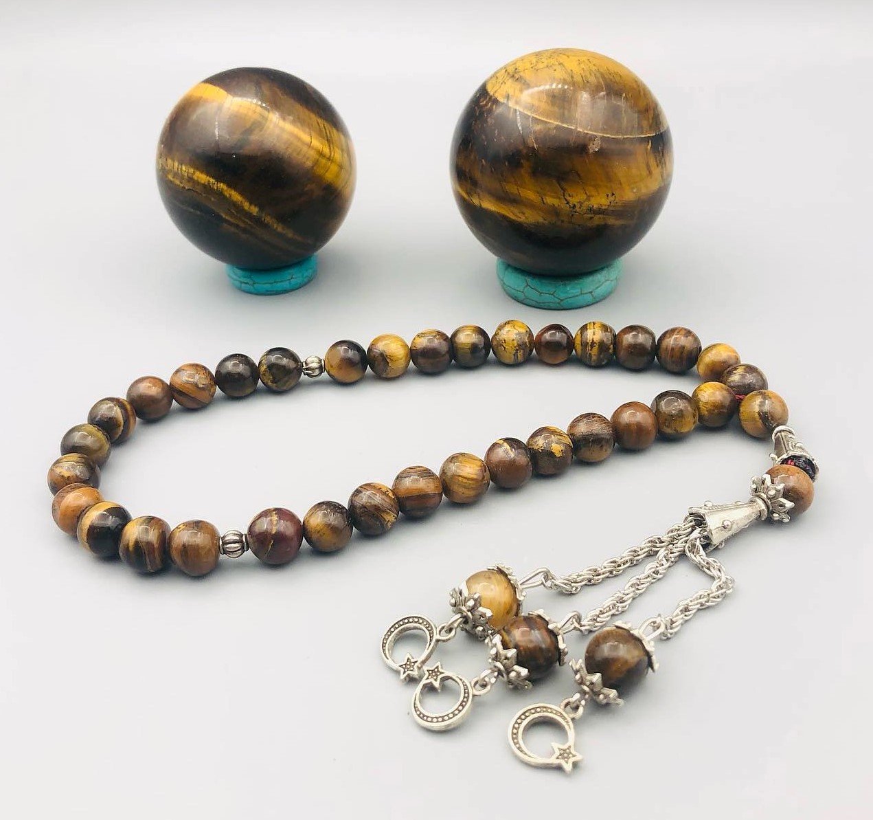 Tiger Eye Stone Tasbih