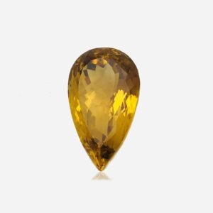 Pear Citrine Stone