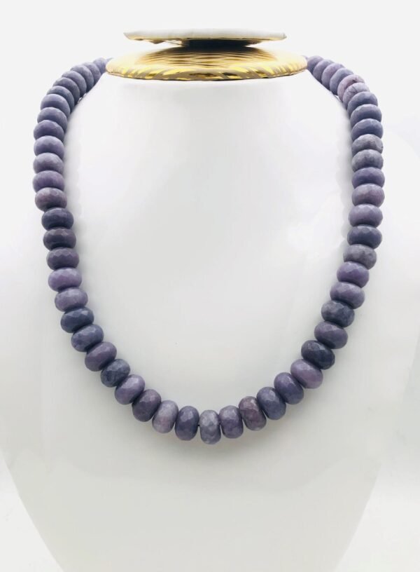 Blue Jade Stone Necklace