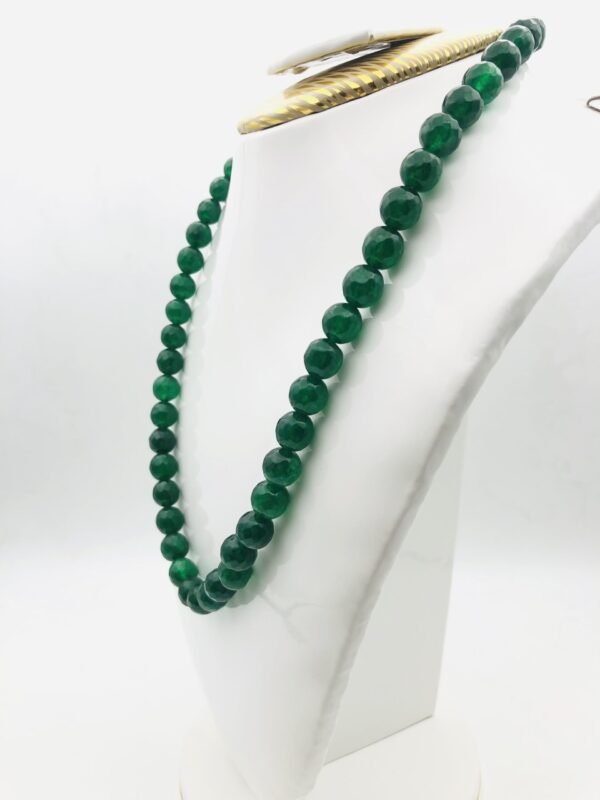 Green Jade stone Necklace - Image 3