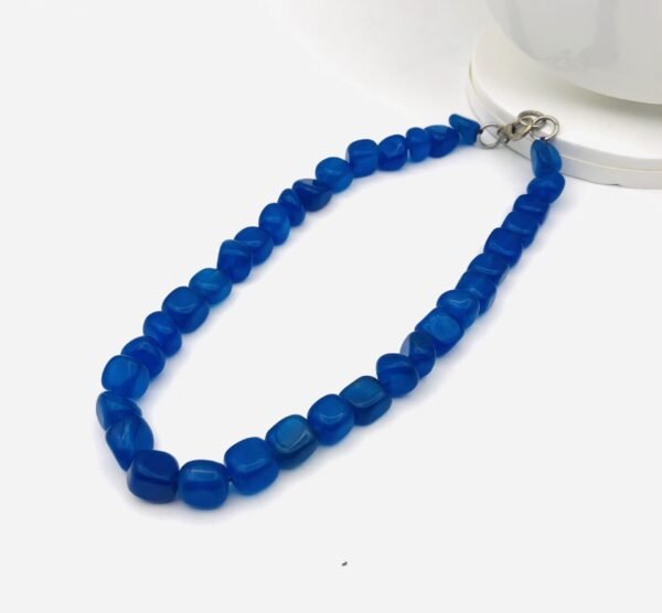 Blue Jade Stone Necklace