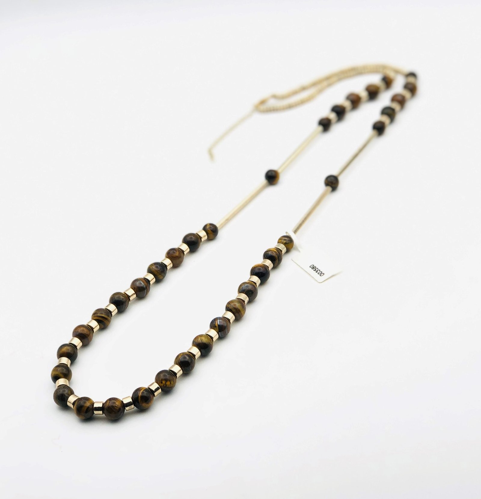 Tiger Eye Beaded Necklace