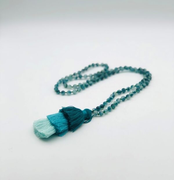 Aquamarine Mala Necklace