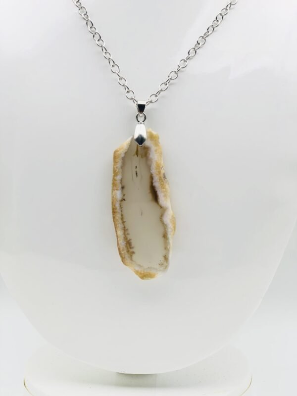 Yellow Agate Stone Pendant