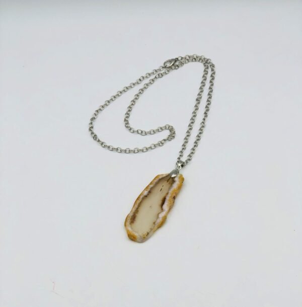 Yellow Agate Stone Pendant