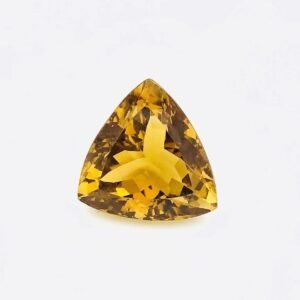 Yellow Citrine Trillion Shape