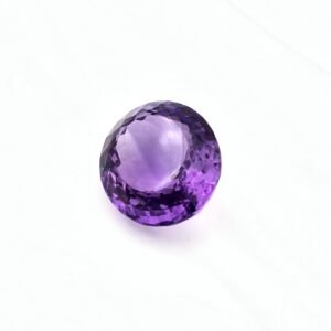 Round Violet Amethyst Stone