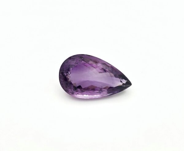 Amethyst Pear Cut Gemstone