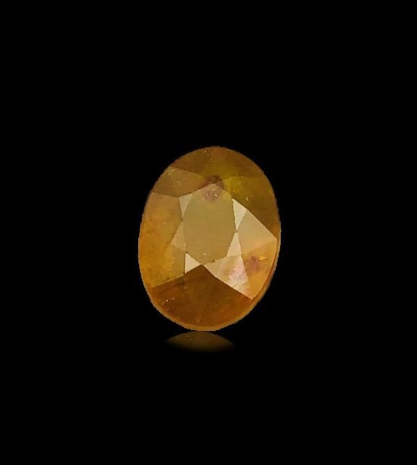 Oval-Cut Yellow Sapphire Stone