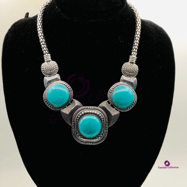 Vintage Synthetic Turquoise Necklace