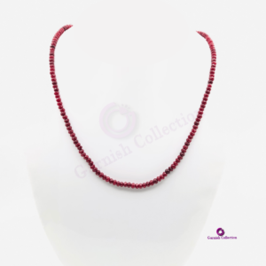 Radiant Ruby Jade Necklace