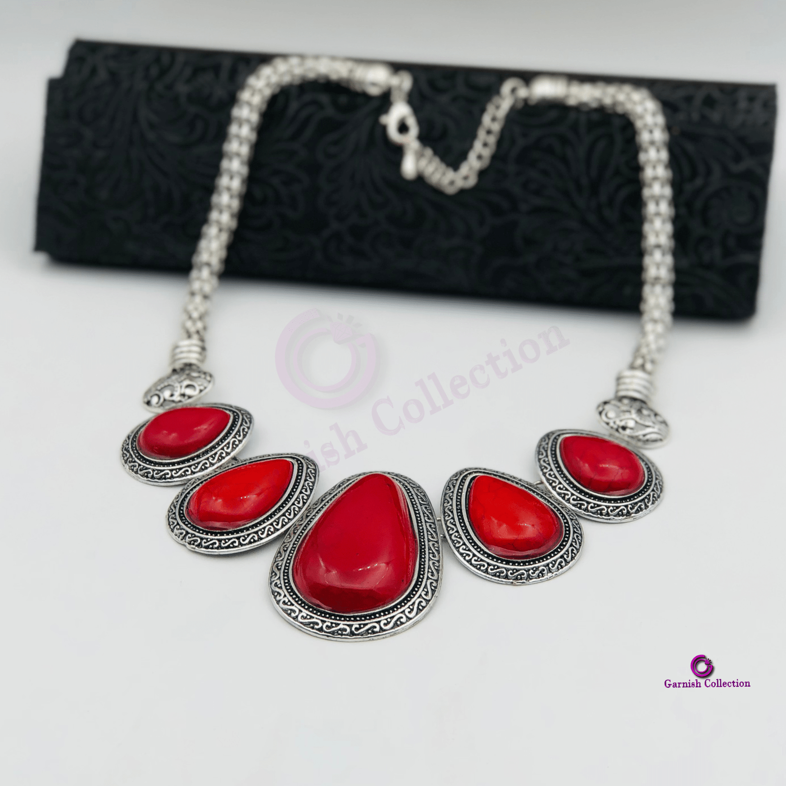 Vintage Synthetic Red Necklace