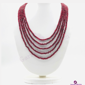 Unique Ruby Jade Necklace