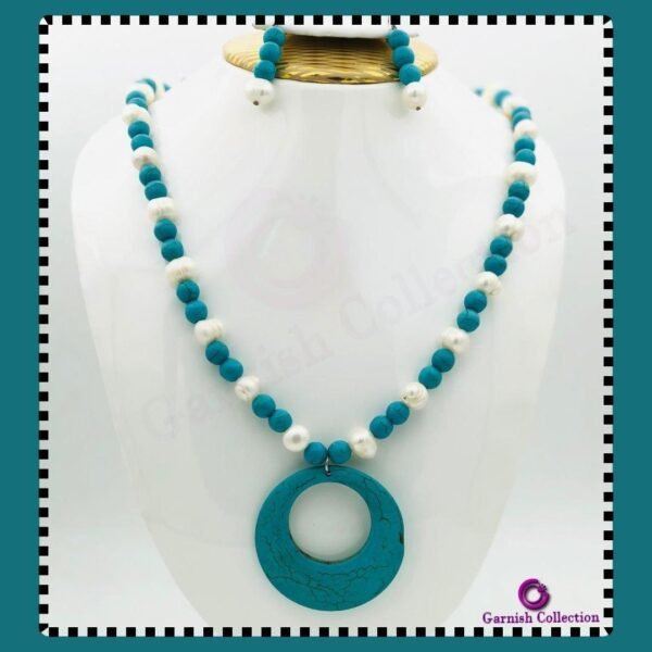 Freshwater Pearls &Turquoise Set