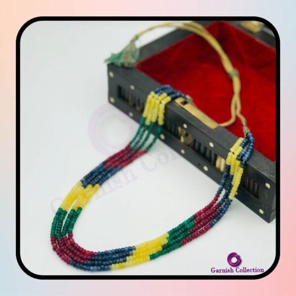 Multicolor Jade Stone Necklace