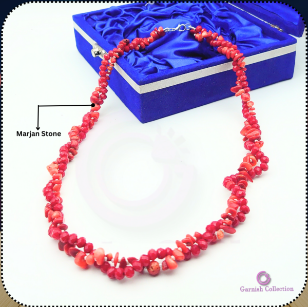 Premium Marjan Stone 2-Strand Necklace