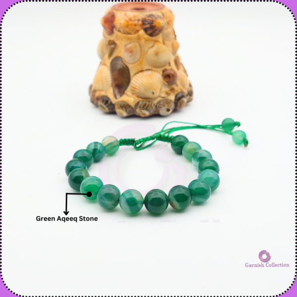 Serene Green Agate Bracelet